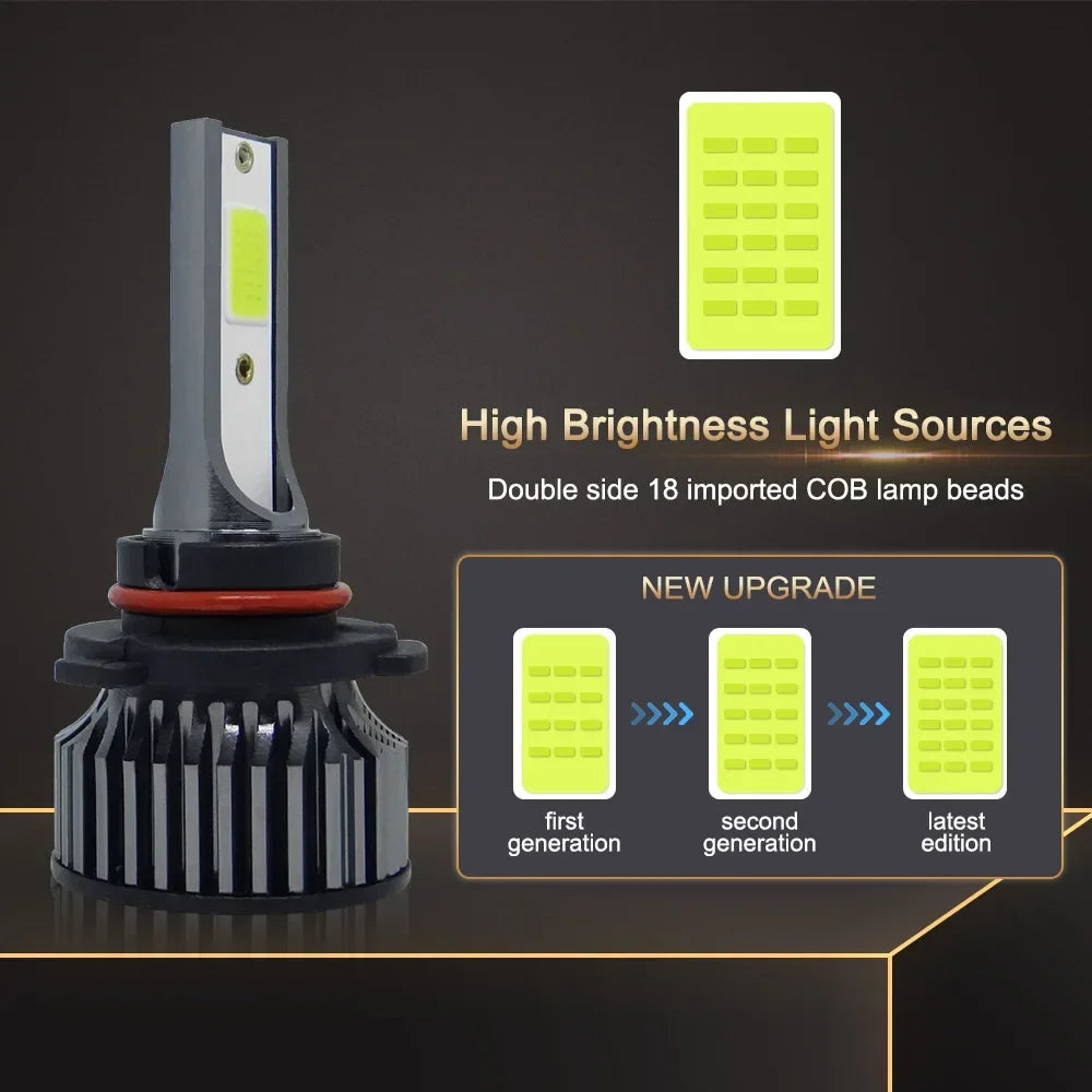 Car Headlight Bulbs 8000K 500000LM H7 H4 H1 H8 H11 LED Light H7 H11 H8 LED Fog Auto Lamp 6000K 5570 9005 9006 9012 12V Turbo 24V