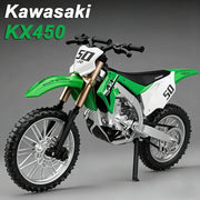 1:12 Kawasaki KX450 NINJA 400 Alloy Diecast Motorcycle Model Toys Car Front Wheel Linkage Shock Absorption Motorbike Child Gifts