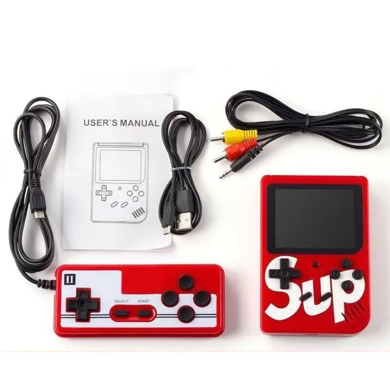 Retro Classic Games Kids Handheld Mini Game Console 400 Games,Rechargeable,Connectable with TV,Doubles,Party Kids Adult Toys