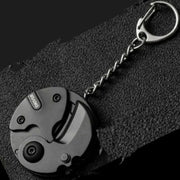 Multifunctional Keychain Screwdriver Hexagon Coin Outdoor EDC Tool Hexagon Folding Coin Knife Pocket Fold Mini Coltello Gear Pee