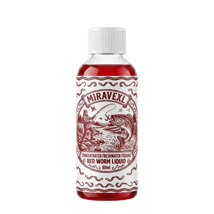 Concentrated Red Worm Liquid Fish Attractant Fishing Bait Additive Strong Scent Freshwater Carp Crucian Fishing Tackle