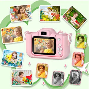 Capture every moment with this 1080P HD children’s digital video camera—featuring a 2.0-inch screen, perfect for toddlers to explore photography and video!