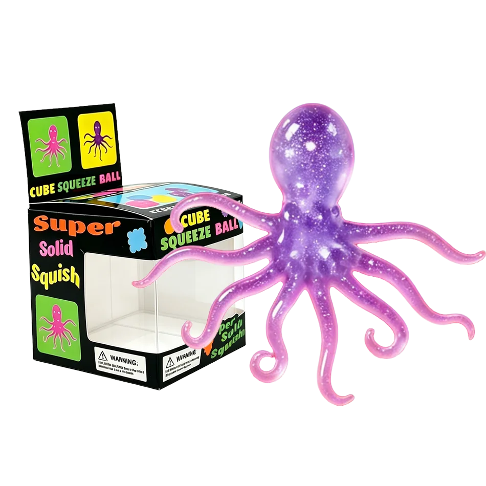 New Jellyfish Squishy Kneading Music Adult Stress Relief Squeeze Sensory Toys Decompression Simulation Jellyfish Party Gift