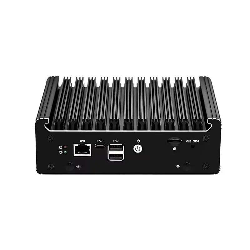 Solid Fanless Firewall Mini PC Intel N150 N95 Pentium 6405U 4417U 4x2.5G LANs Home Server DDR4 NVMe Type-C OPNsense pfSense
