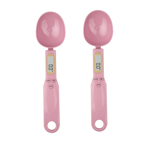 Measure ingredients with precision using this digital spoon scale—electronic LCD display, 0.1-500g capacity, perfect for flour, milk, coffee powder, and more!