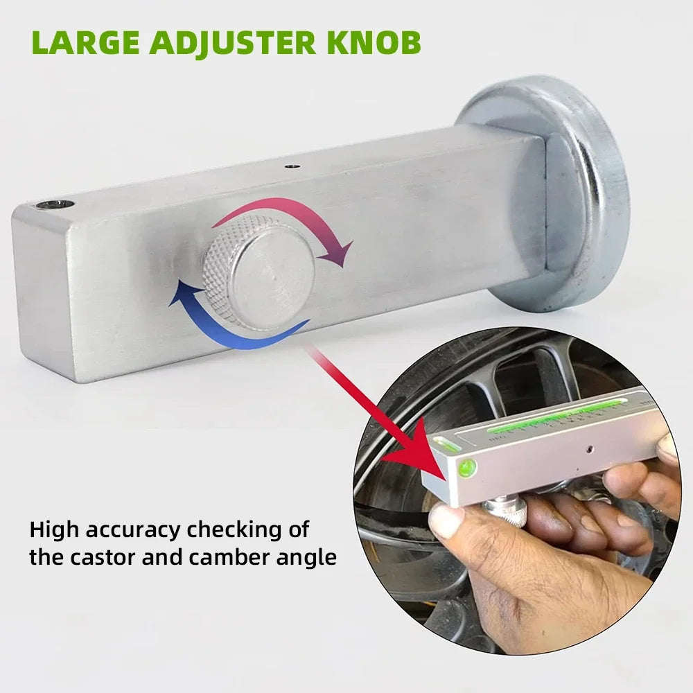 Automobile 4-Wheel Positioning Magnetic Level, Wheel Camber, Adjustable Magnetic Gauge Tool, Wheel Alignment Tool, Camber Cas