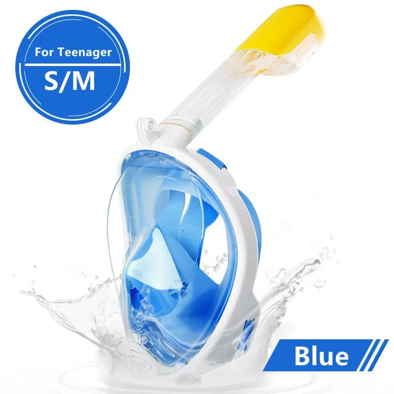 Underwater Scuba Anti Fog XIAOTREE Full Face Diving Mask Snorkeling Respiratory Masks Safe Waterproof Swimming Equipment