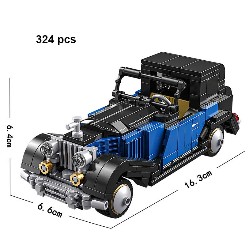 Technical Car Speed Racing Building Blocks Bricks Sets Sports Car MOC Garage City Vehicle Creative Toys For Kids