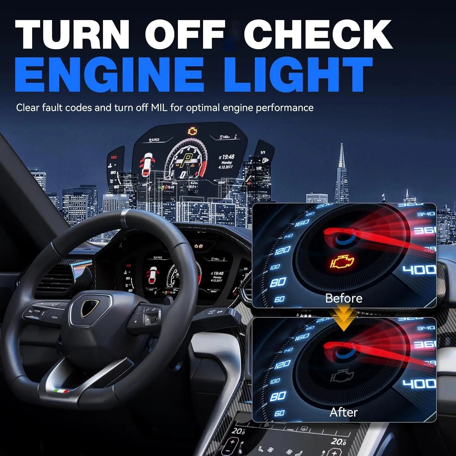 2025 New Model, Supports 8 Languages, Professional Obd2 Car Diagnostic Tool, Direct from the Manufacturer, V510 Professional Code Reader and Scan Tool, Clears Fault Codes, Real-Time Data Stream, Enhanced Engine Fault Code Rea