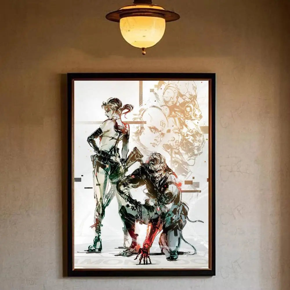 Gift Frameless Poster Personalized Gift For Lovers Customizable Decorative Home Decor Hot Game Metal Gear Solid Solid