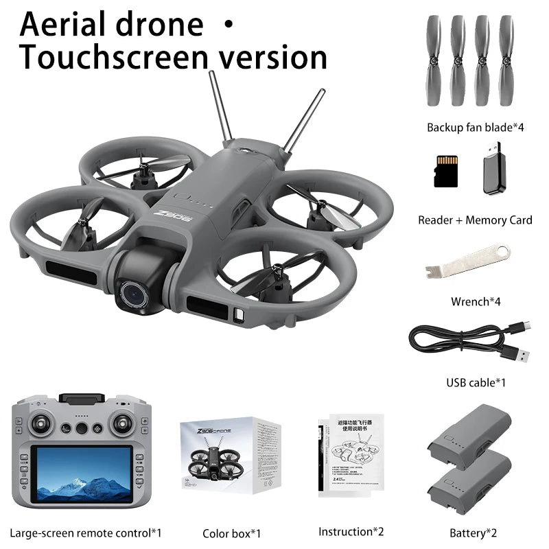 Original Z906 4K 8K Drone 5G Brushless Anti Drop Four Axis Long-Range Obstacle Avoidance Foldable Quadcopter RC GPS Dron