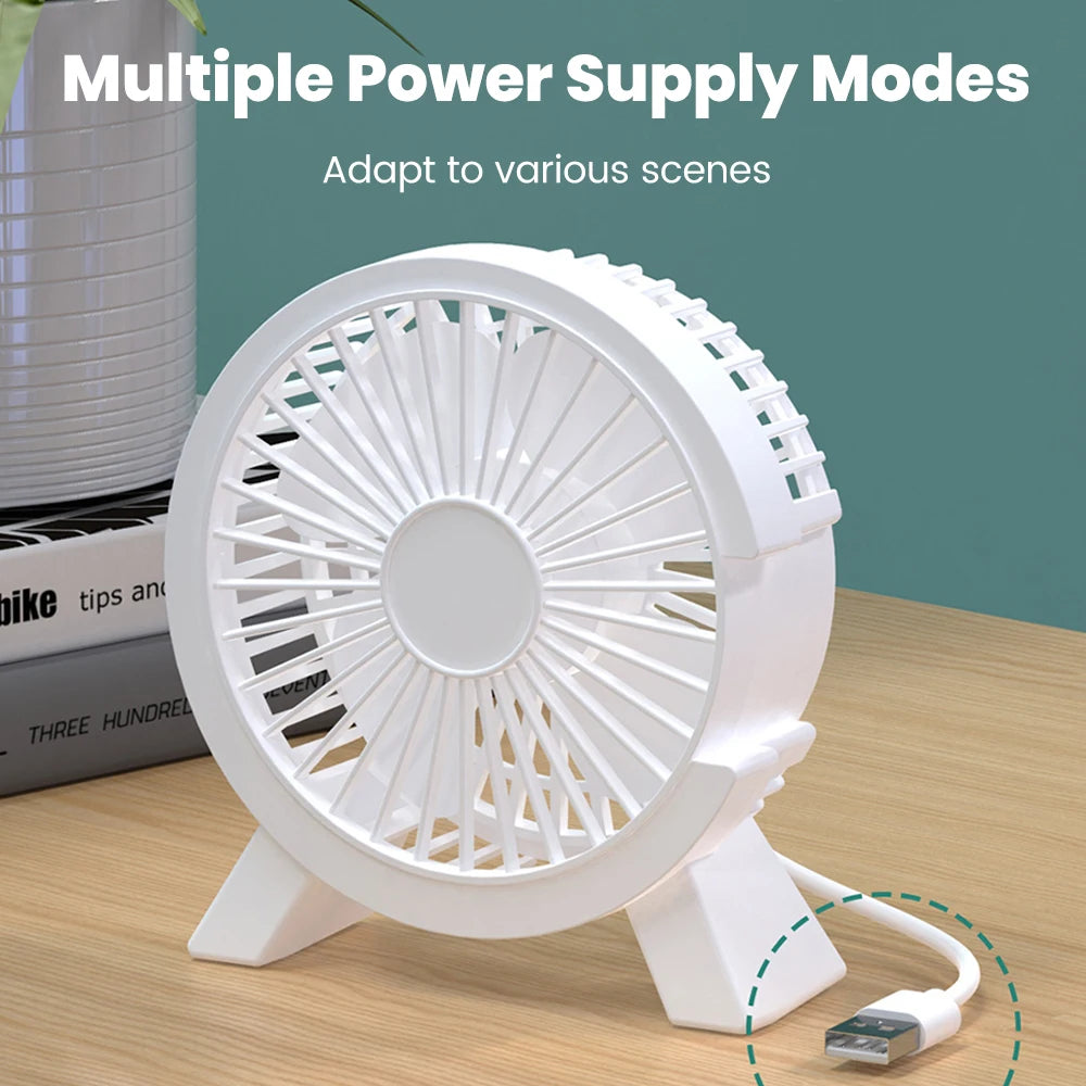 Mini USB Rechargeable Table Fan