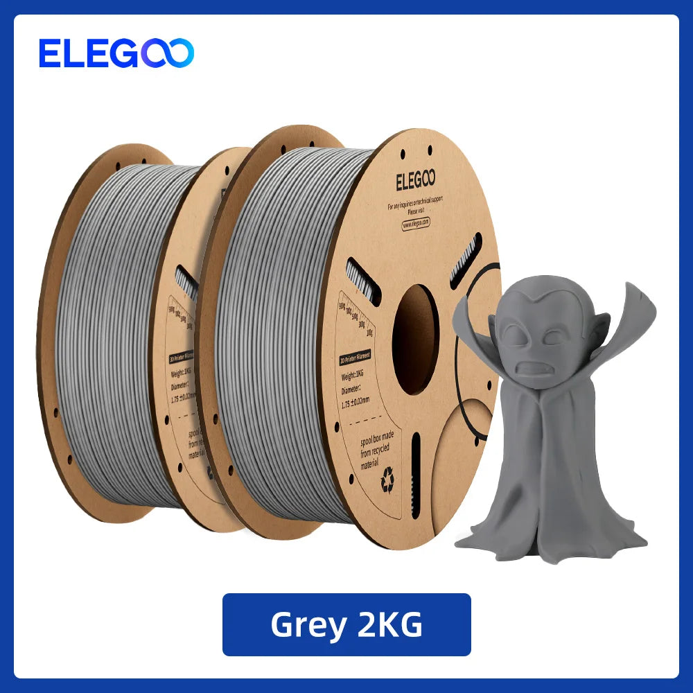 ELEGOO 1.75mm PLA Filament 1kg Plastic 3D PLA for 3D Printer Consumables Material for FDM 3D Printer NEPTUNE 3 PRO