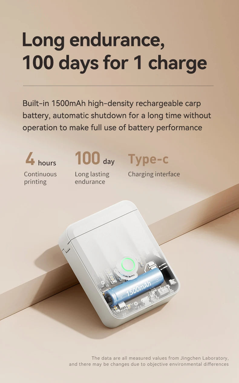 Niimbot D110M Label Thermal Self-Adhesived Printer Wireless Bluetooth Mini Portable Printer D110 Updated Version Sticker Maker