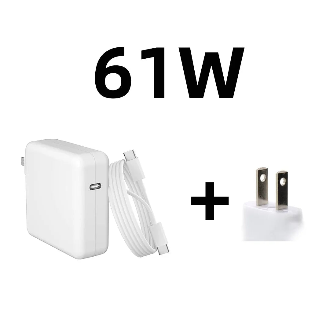 30W 61W 87W 96W 100W 118W PD USB-C Notebook Laptops Power Adapter Type-C Fast Charger For MacBook Pro 12 inch 13 inch Touch Bar