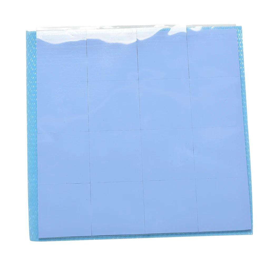 Thermal Pad GPU CPU Heatsink Cooling Conductive Silicone Pad 100mm*100mm*1mm Thermal Grease Cooling Pad for CPU GPU Heat Sinks