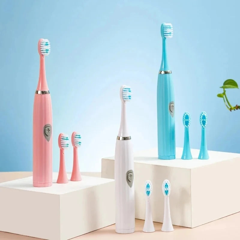 Maintain a bright smile with this electric toothbrush for adults—offering effective cleaning, easy handling, and advanced brushing technology!