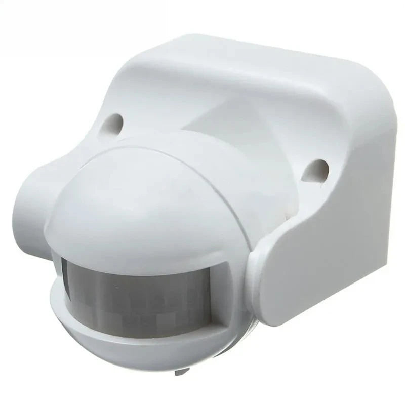 Secure and illuminate your outdoor space with this IP44-rated round mini PIR infrared motion sensor detector—featuring smart delay light switching for convenience and energy savings!