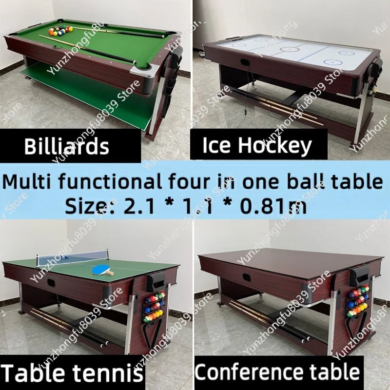 For Shipping Fees, Please Inquire With the Customer Service. Home Four-in-One Billiard Table, Standard American Billiard Table,