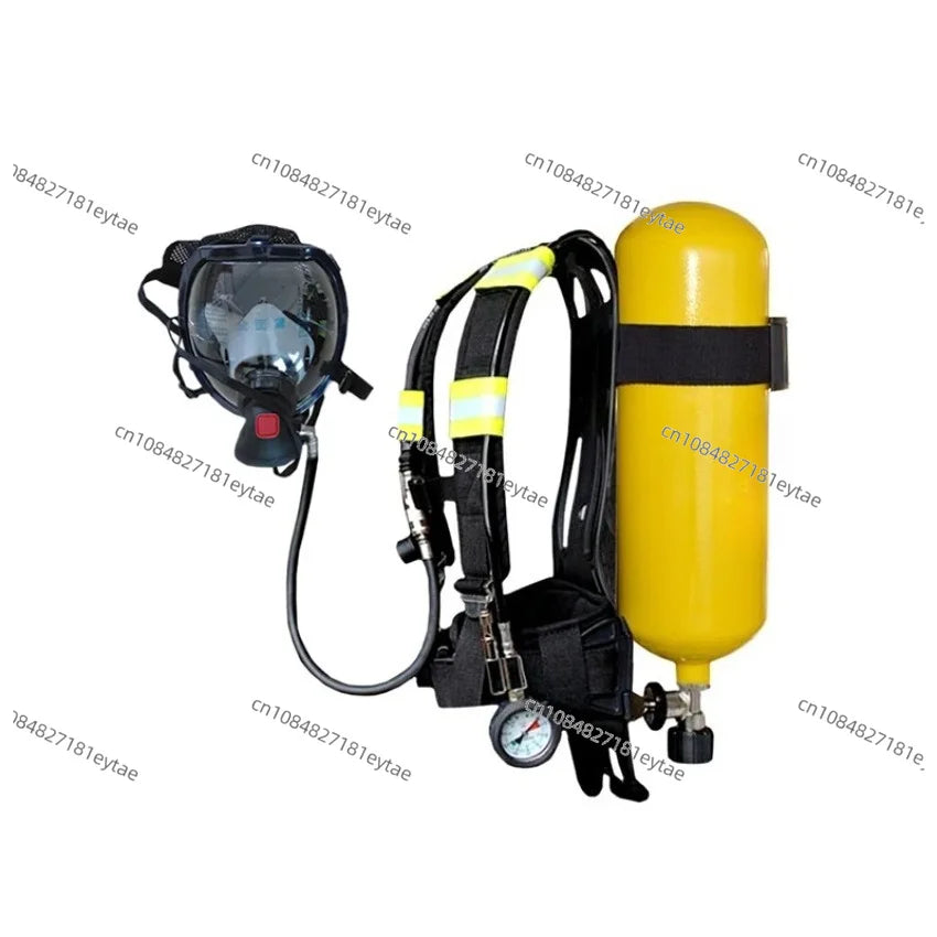 6.8L SCBA Firefighting Self Contained Breathing Apparatus Steel Air Cylinder Fire Rescue Air Supply Respirator