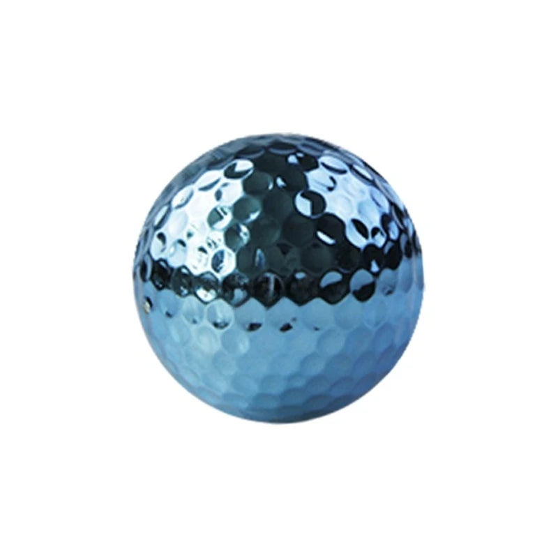 Golf Plated Balls Double Layer Competition Balls Gold Plated Balls Gift Balls Gold Plated Silver Plated Blue Plated Powder Balls