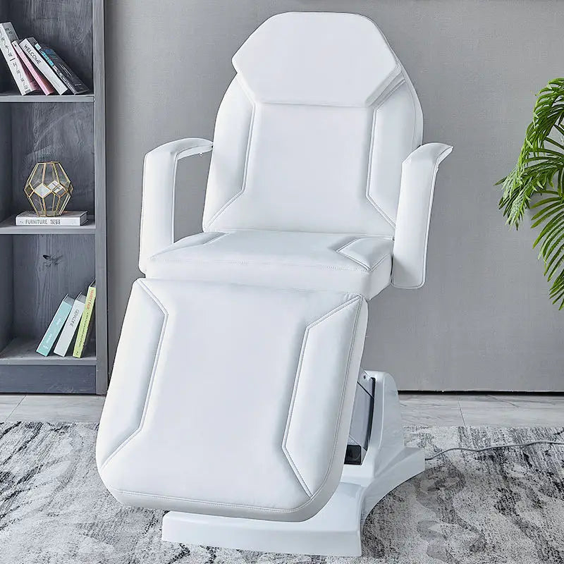 Electric Salon Massage Table Metal Frame Synthetic Leather Adjustable Spa Treatment Bed For Esthetician Tattoo Beauty Clinic Use