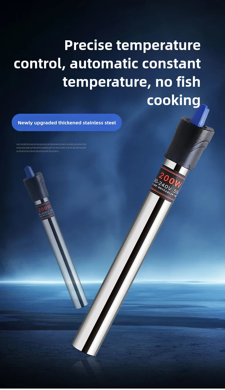 Fish tank heating rod, automatic constant temperature heater, small electric heating rod for tropical fish, aquarium heating rod
