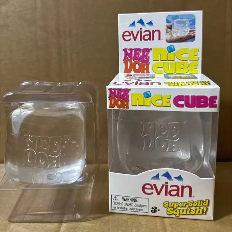 Schylling Needoh Nice Cube Sensory Nice-Sicle Stress Relief Squishy Cube Anti-Anxiety Squeeze Object For Focus ADHD Population