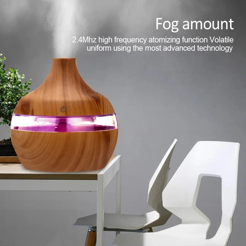 Ultrasonic Air Humidifier Essential Oil Aromatherapy Cool Mist Maker For Home/Office