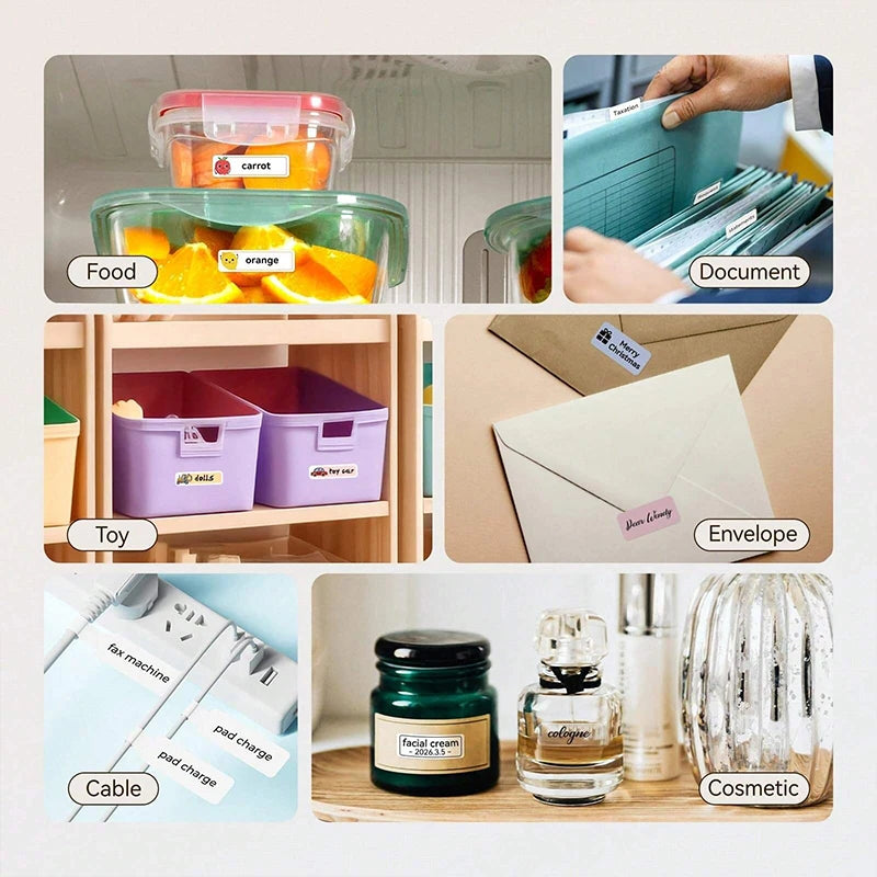Niimbot D110M Label Thermal Self-Adhesived Printer Wireless Bluetooth Mini Portable Printer D110 Updated Version Sticker Maker