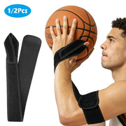1/2Pcs Basketball Shot Trainer Straps, Adjustable Finger Sleeve Shooting Posture Corrector for Hand Form Correction