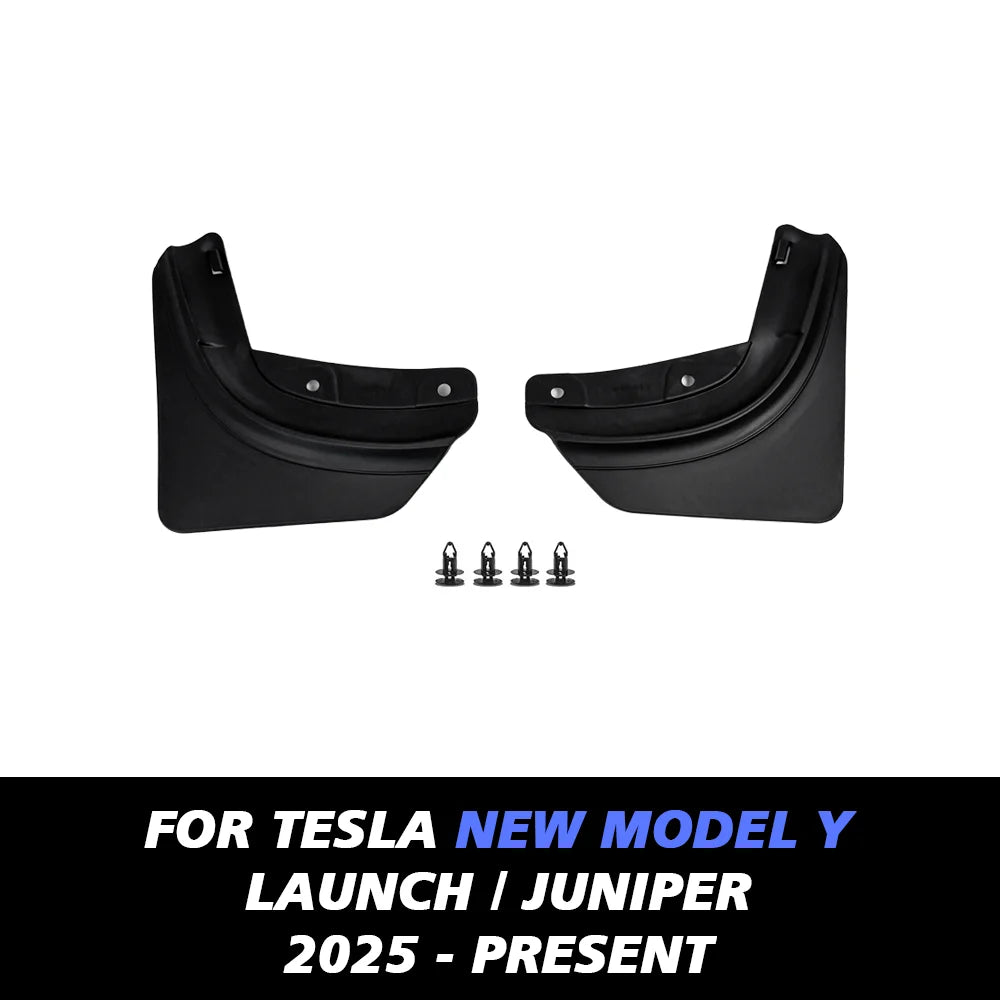 TESY Mud Flaps For Tesla New Model Y 2025 Launch Juniper  No Drilling/Tape Splash Guards Fenders Mudguards Mudflaps
