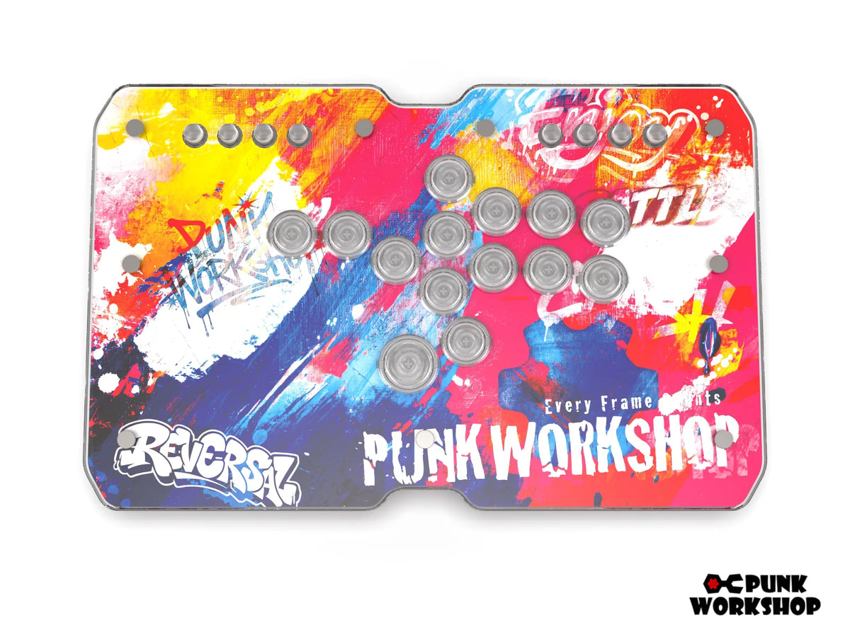 Punk Workshop Mini HitBox SOCD Fighting Stick Controller Newest Version Support Switch/PC (Windows®11 / 10) Handle Fight Console