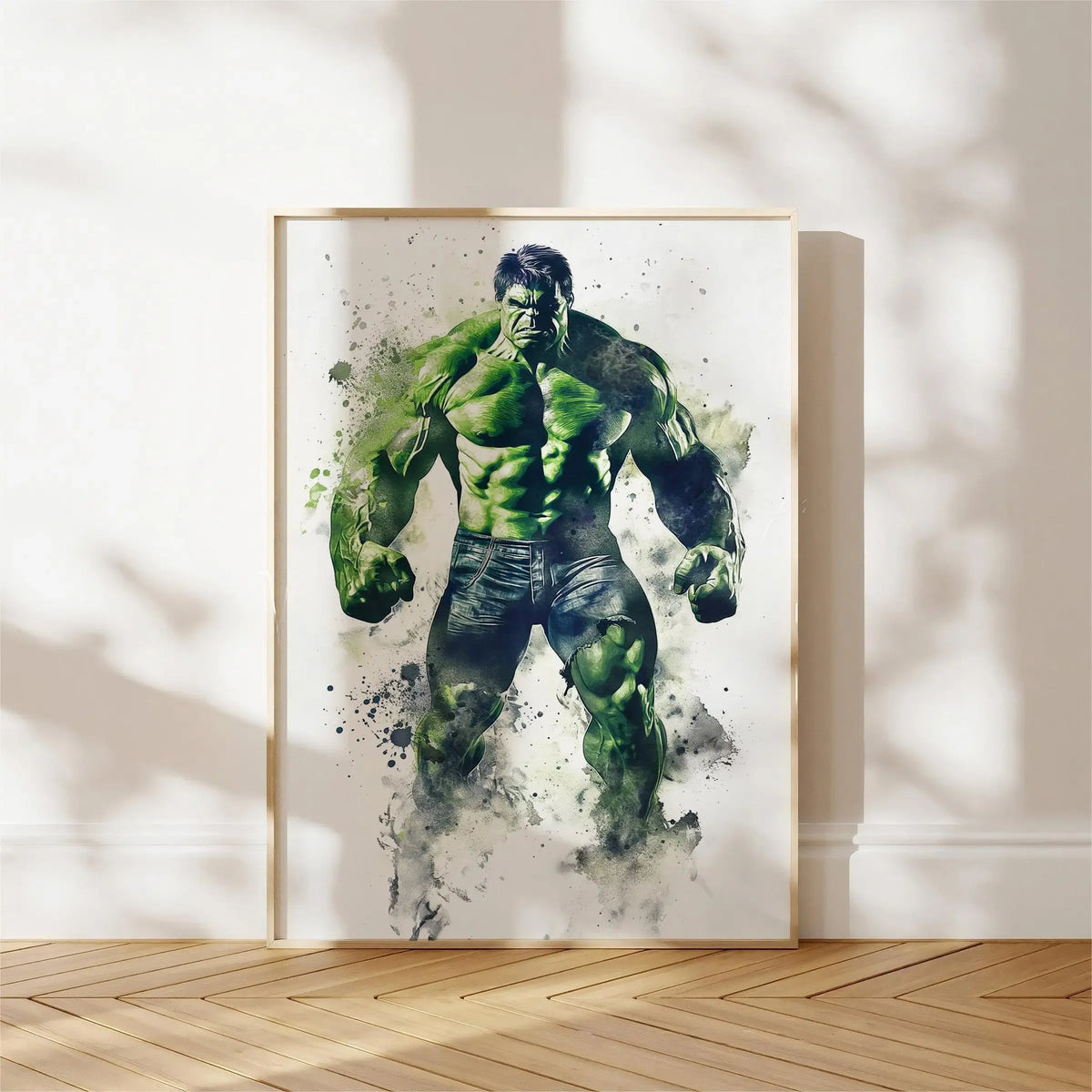 1pc frameless Watercolor Dripping Art Superheroes Prints Posters SpiderMan Iron Man Canvas Painting Marvel Wall Art for Kids Roo
