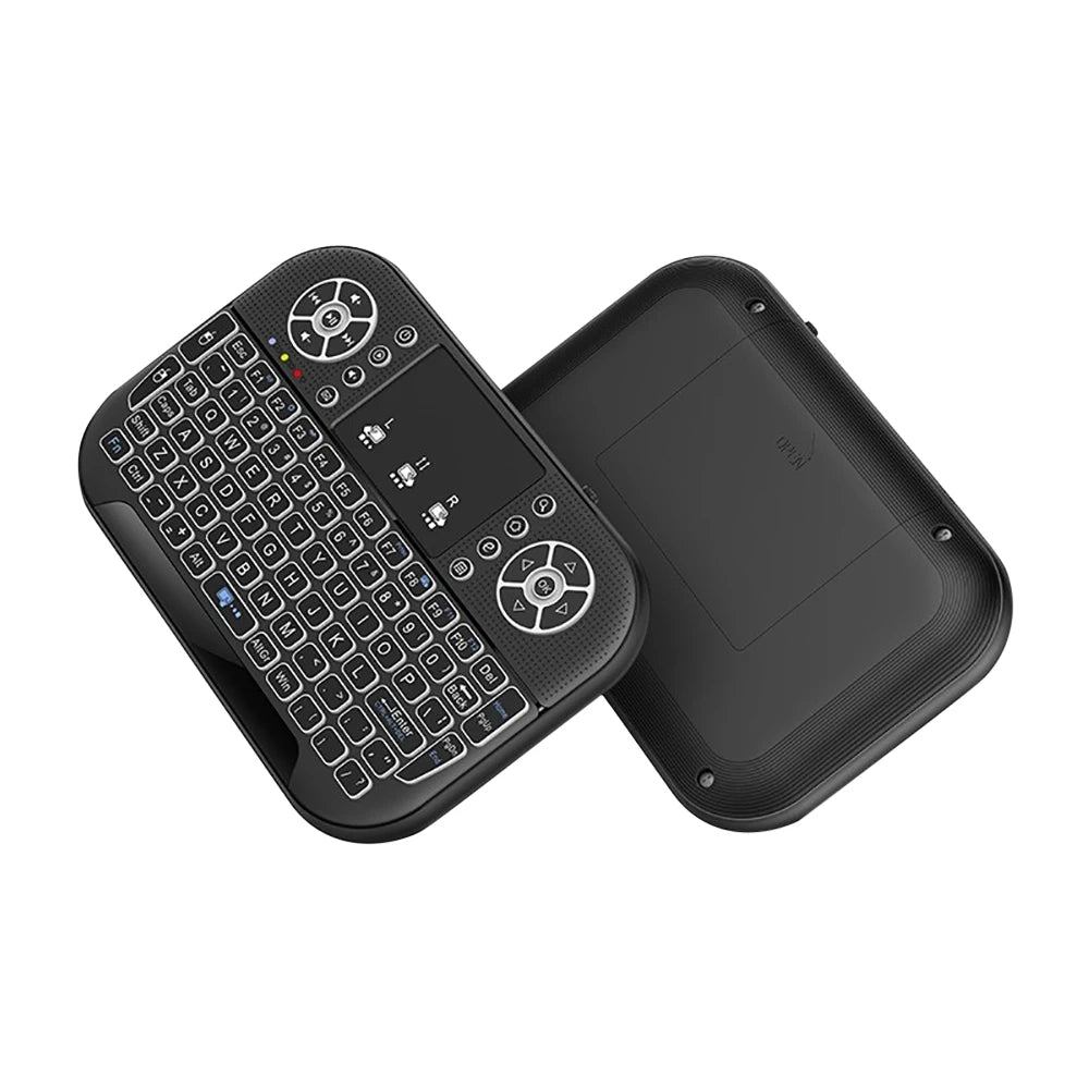 A8 Mini Bluetooth Keyboard 2.4G Dual Mode Handheld Fingerboard Backlit Mouse Touchpad Remote Control for Windows Android TV