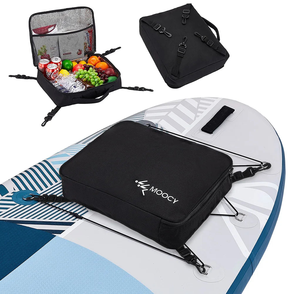 Portable Deck Cooler Pouch Waterproof Sup Paddle Board Accessories Bag Paddleboard Cooler Deck Bag for Paddleboard Camping Kayak