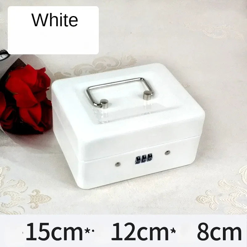 Protable Key Safe Box Key Locker Safe Home Shop Steel Safe Money Box Security Cash Box Storage Hidden Coin Money Jewellery