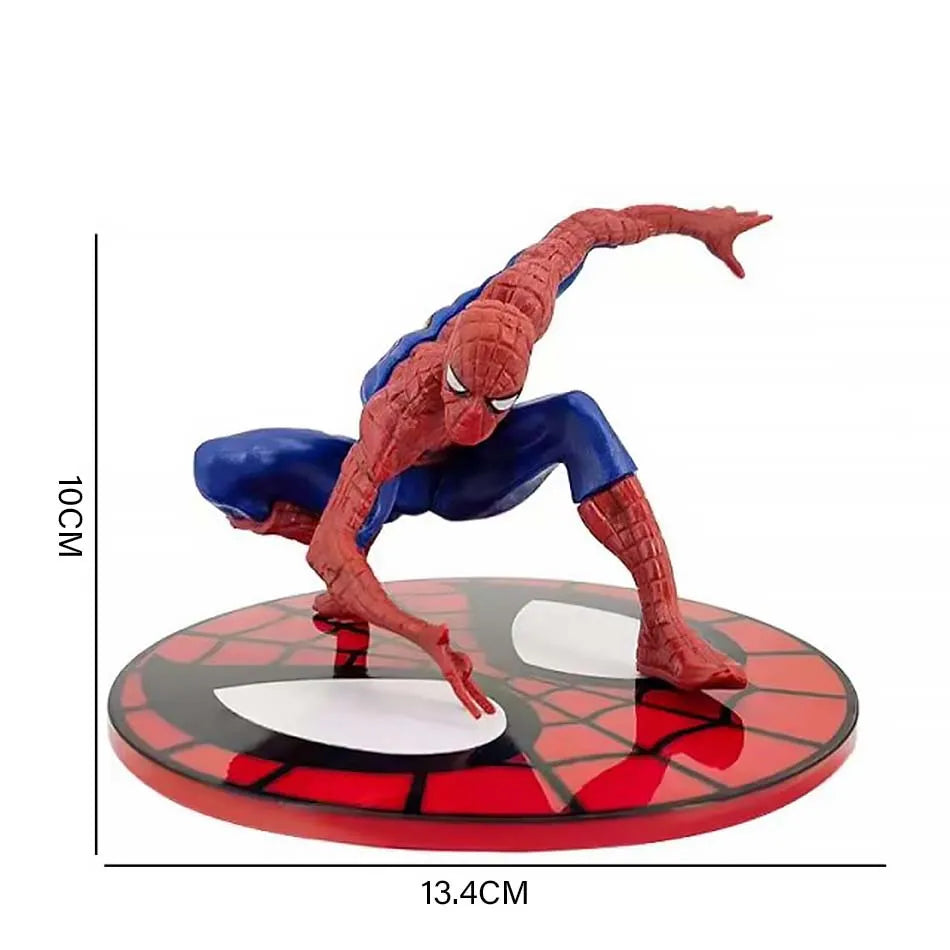 New Hot Marvels Comics IronMans Spidermans Venoms Handmade Model PVC Material Animations Decoration Children's Birthday Gifts