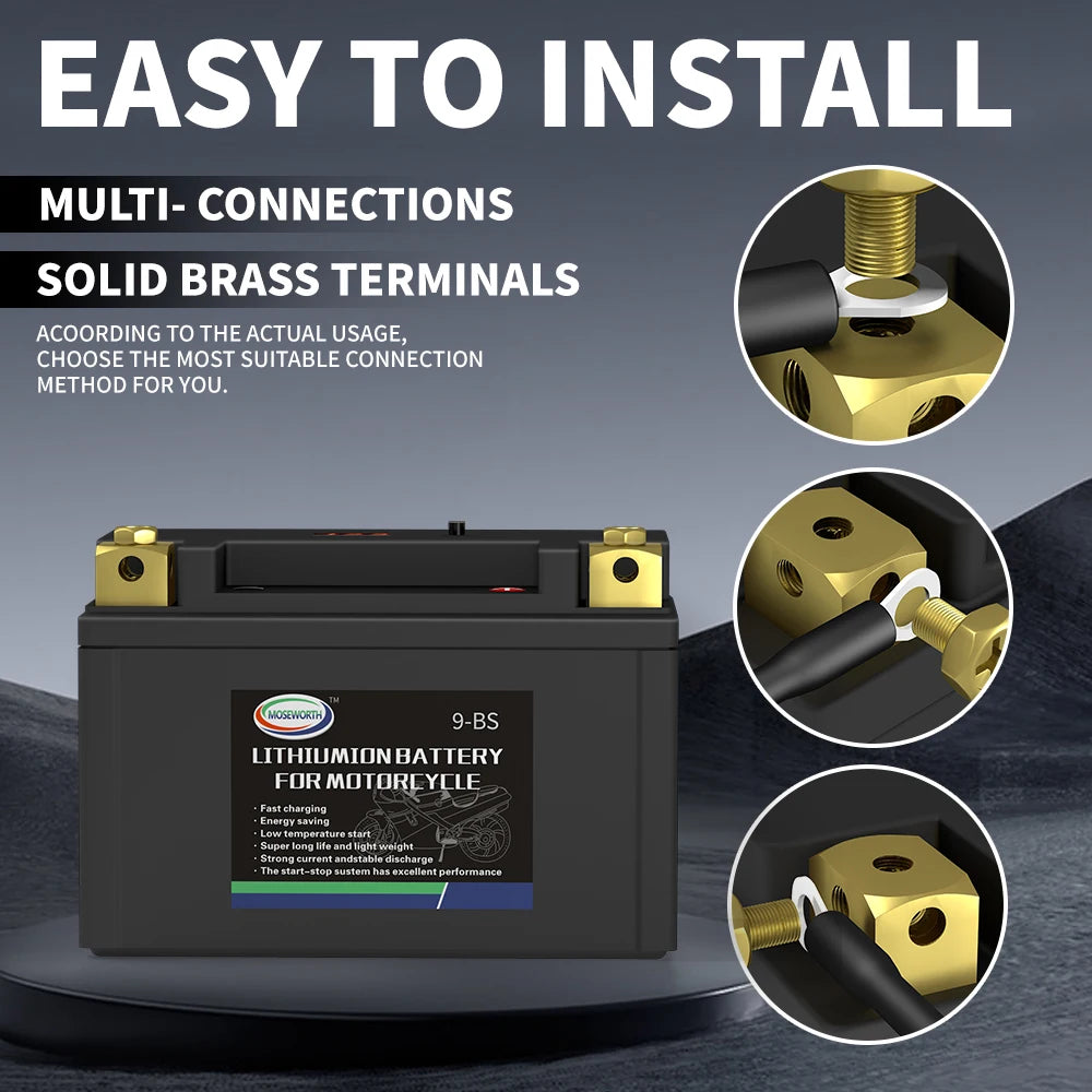 Power up any ride with this versatile motorcycle battery—designed to fit all bike models for hassle-free replacements!
