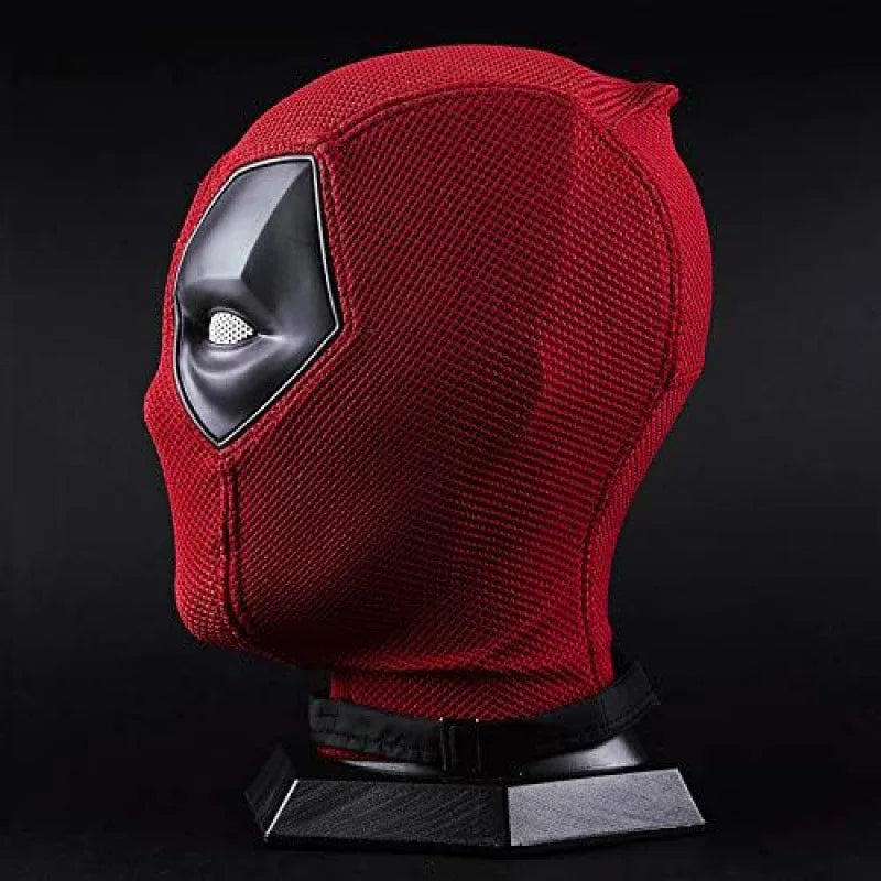 Marvel Deadpool Silicone Headset Cover Knitted Face Mask Cosplay Prop Halloween Funny Dress Up Accessories Adult Party Gift