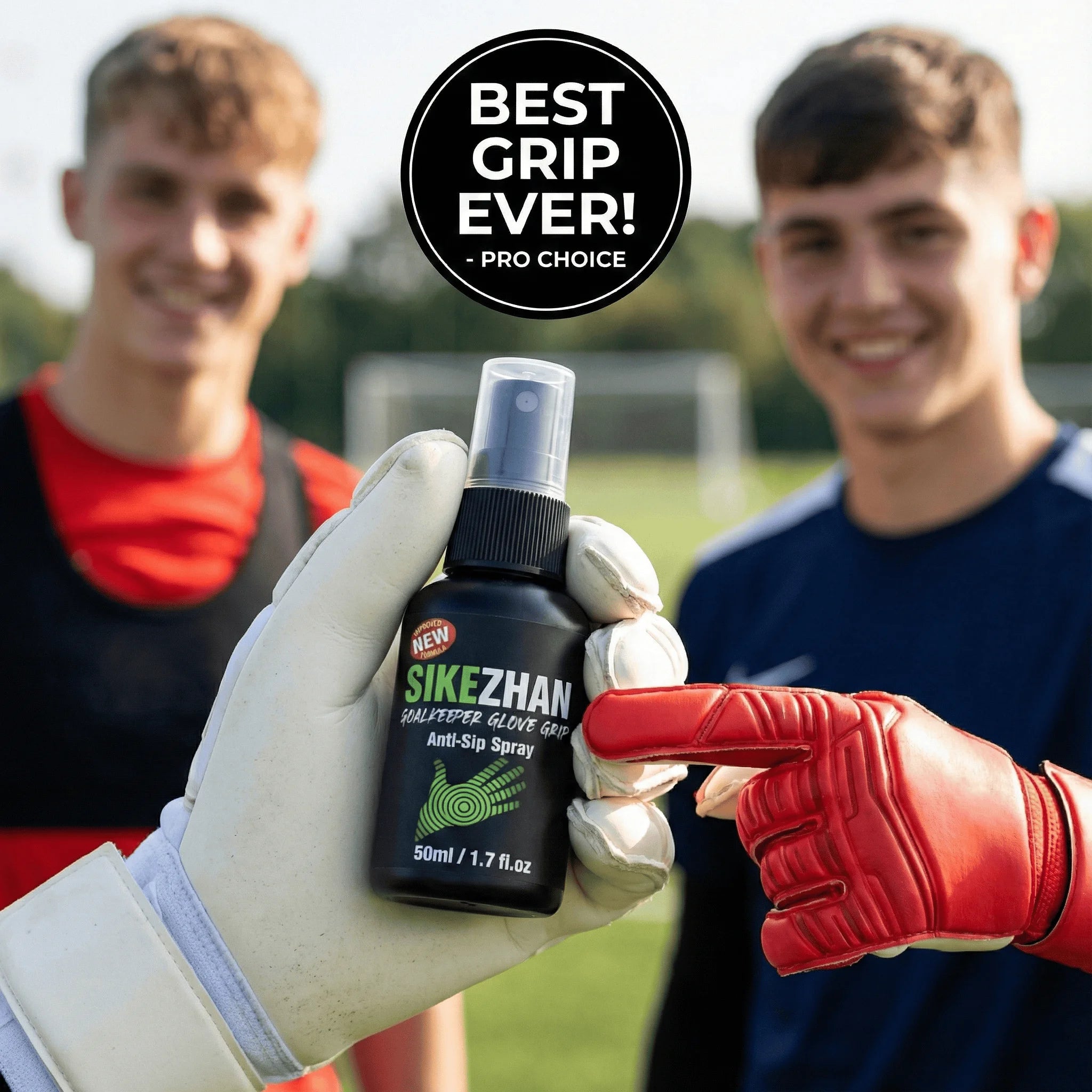 Goalkeeper Glove Grip Spray Extra Sticky for Soccer & American Football Non-Slip Tackifier Revive Old Gloves Grip Boost Glue