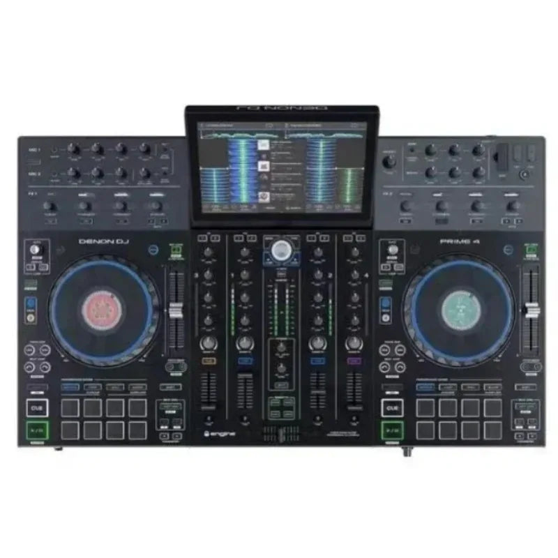 New 4-Deck DJ Controller System w/ 10" Touchscreen, Standalone Unit, Summer Sales, Buy with Confidence