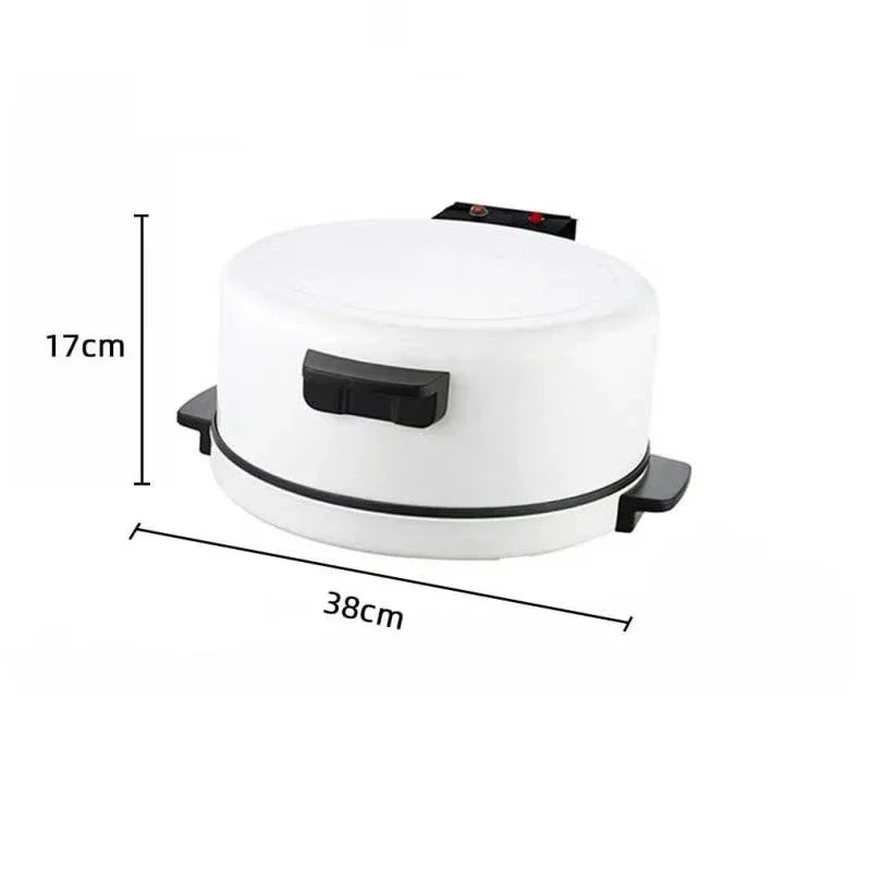 Houselin Electric Pizza Oven Indoor Portable,Cold touch handles, for Stone Baked Pizza at Home, 220-240V
