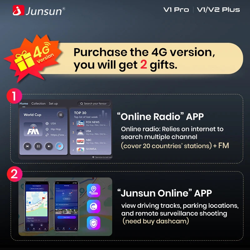 Junsun V1 AI Voice Wireless CarPlay Android Auto Radio for SKODA Octavia 2 A5 2008-2013 4G Car Multimedia GPS 2din autoradio