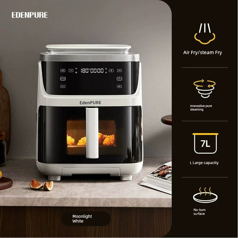 Cook smarter and healthier with this versatile steam air fryer—crispy, juicy, and steamed goodness all in one!