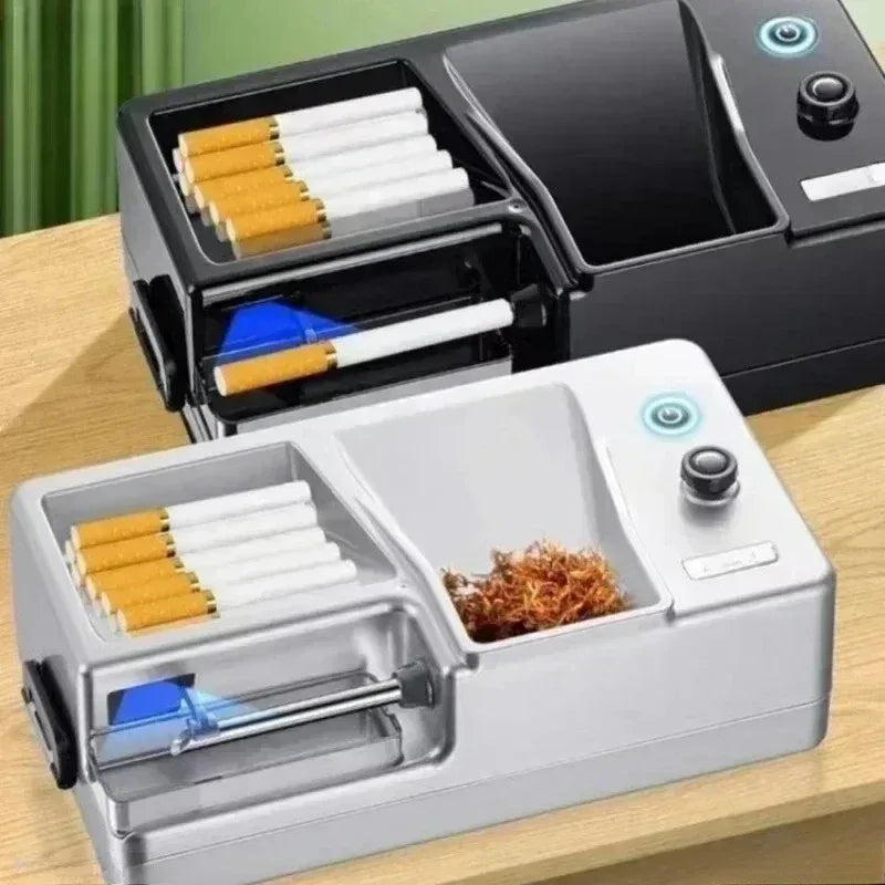 Auto Cigarette Maker Tools Hot Infrared Electric Cigarette Rolling Machine 6.5/8mm Dual-use Tube Injector Roller Tobacco Filling