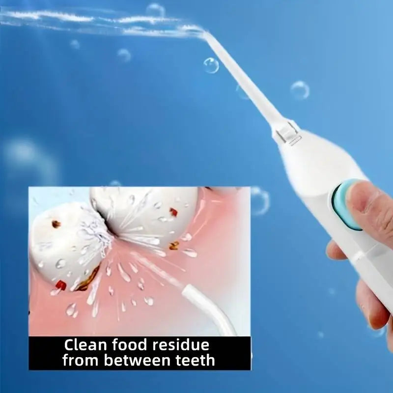 Keep your smile fresh on the go with this portable oral irrigator—high-pressure water flossing for a deep clean anytime, anywhere!