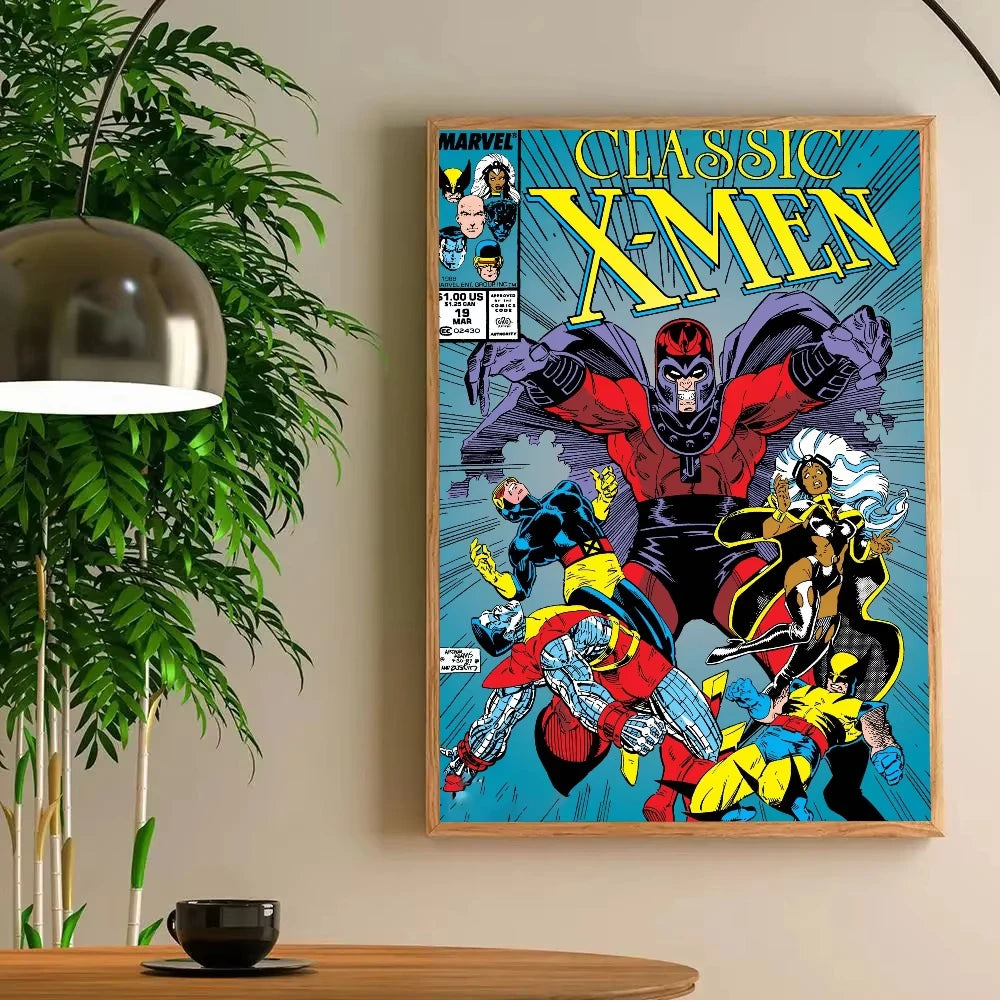 1pc X-X-M-MEN Classic Movies Poster Poster Art Print Bar Living Room Furniture Decor