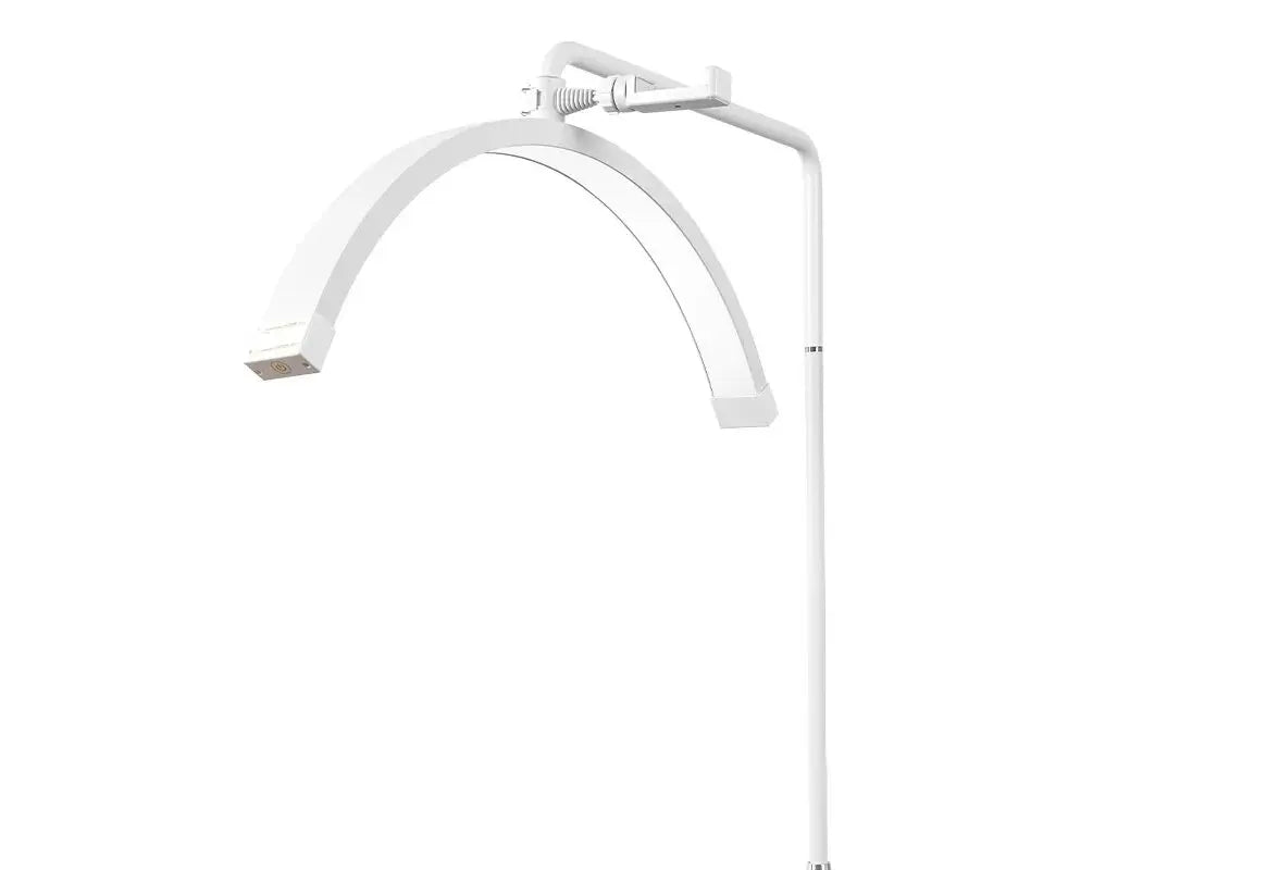 FOSOTO Photograph Led Lash Ring Light Half-Moon Light Floor Stand Eyelash Tattoo Beauty Salon Photography Live Streaming