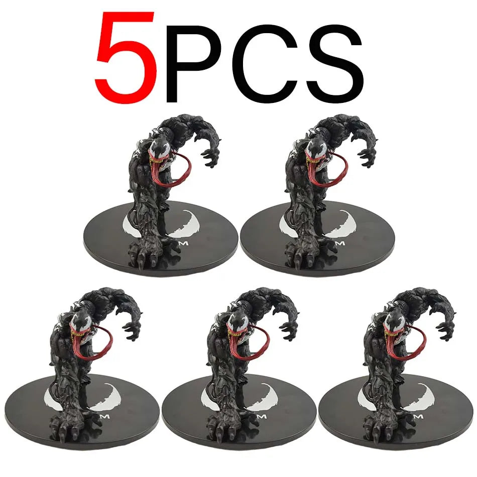 New Hot Marvels Comics IronMans Spidermans Venoms Handmade Model PVC Material Animations Decoration Children's Birthday Gifts
